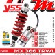 Amortisseur YSS MX366 TRW ~ Honda CBR 125 RS Repsol (JC34A) ~ Annee 2005