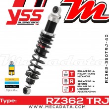 Amortisseur ~ YSS RZ362-350TRJ-40-88 