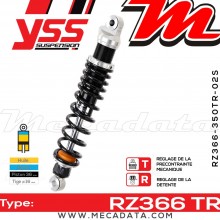 Amortisseur ~ YSS RZ366-350TR-02S-88 