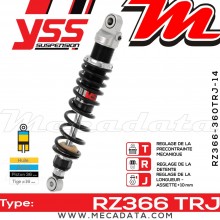 Amortisseur ~ YSS RZ366-360TRJ-14-88 