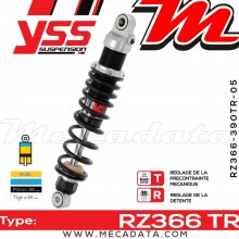 Amortisseur ~ YSS RZ366-390TR-05-88 