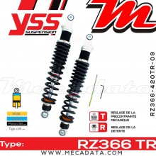 Amortisseur ~ YSS RZ366-420TR-09-88 