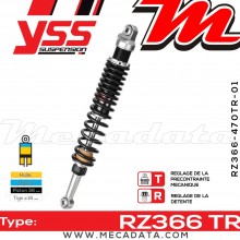 Amortisseur ~ YSS RZ366-470TR-01-88 