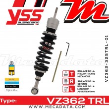 Amortisseur ~ YSS VZ362-325TRL-01-88 