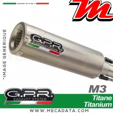 Silencieux Pot d'échappement ~ GPR M3 Titanium Natural 