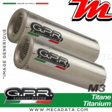 Silencieux Pot d'échappement ~ GPR M3 Titanium Natural BI 