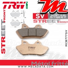 Plaquettes de frein Avant ~ Harley-Davidson FLSTF/I 1450 Fat Boy FS2 2000-2006 ~ TRW Lucas MCB 777 SV