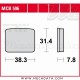 Plaquettes de frein Avant ~ Derbi FDT 50 -1984 ~ TRW Lucas MCB 596 