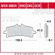 Plaquettes de frein Avant ~ BMW HP4 1000 RR Race-ABS K10 2013+ ~ TRW Lucas MCB 858 CRQ 