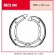 Mâchoires de frein Arrière ~ BMW R90 900 /6 R90/6 1973-1976 ~ TRW Lucas MCS 940 