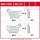 Plaquettes de frein Arrière ~ BMW G 450 SMR 2009+ ~ TRW Lucas MCB 743 RSI 