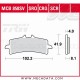 Plaquettes de frein Avant ~ Kawasaki ZZR 1400 ABS 2016+ ~ TRW Lucas MCB 858 SV 