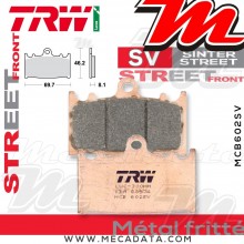 Plaquettes de frein Avant ~ Kawasaki ZXR 750 ZX750J 1991-1995 ~ TRW Lucas MCB 602 SV 