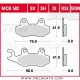 Plaquettes de frein Avant ~ Kawasaki KDX 200 1993-1994 ~ TRW Lucas MCB 582 RSI 