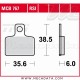 Plaquettes de frein Avant ~ Husqvarna CR 50 2010+ ~ TRW Lucas MCB 767 RSI 