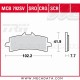 Plaquettes de frein Avant ~ Suzuki GSX-S 1000 A ABS DG 2015+ ~ TRW Lucas MCB 792 SCR 