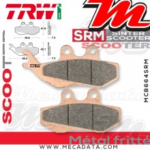 Plaquettes de frein Avant ~ Piaggio SKR 125 Skipper LX 2T CSM 1998-1999 ~ TRW Lucas MCB 664 SRM