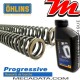 Ressorts de Fourche Ohlins ~ SUZUKI C 800 2005 - 2009 ~ Progressifs Tarage 5.0-14.0