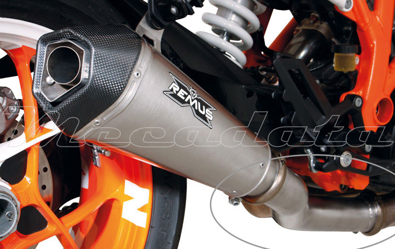 KTM 1290 Super Duke R tube suppression catalyseur Remus Hypercone Zoom
